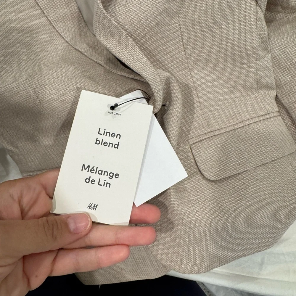 Boy's Tan Blazer and Suit Set - Picture 5 of 6